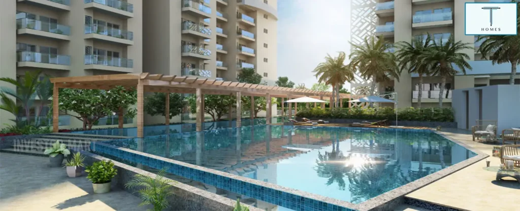 Swimming pool at prestige city siddharth vihar